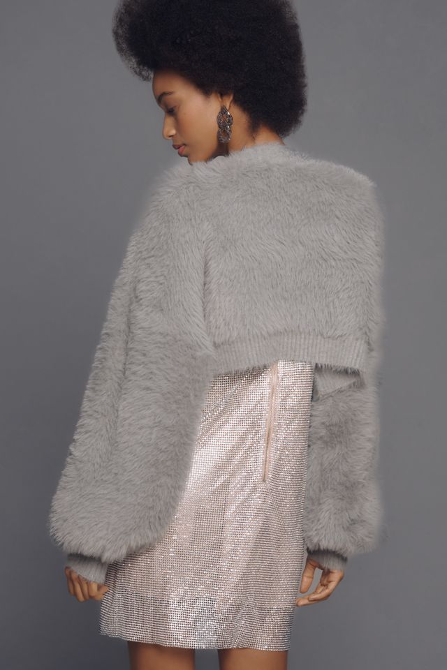 FRNCH Brushed Knit Shrug #1