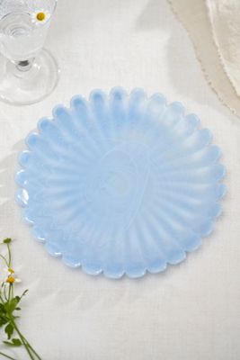Glass Scallop Plate, Small