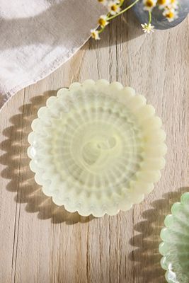Glass Scallop Plate, Small