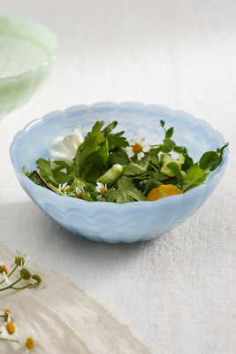 Terrain Glass Scallop Bowl