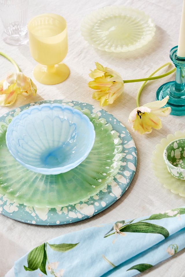 Glass Scallop Plate, Large #2
