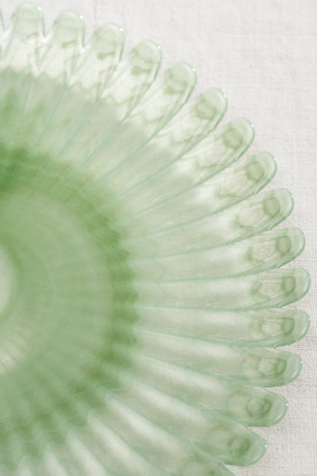 Glass Scallop Plate, Large #1