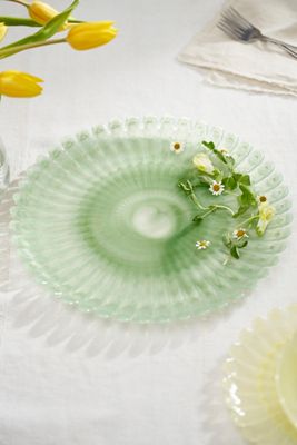 Glass Scallop Plate, Large