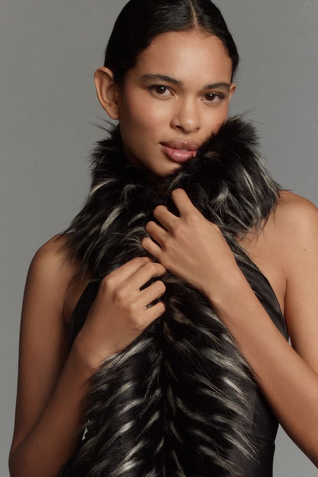 By Anthropologie Faux-Fur Scarf #2