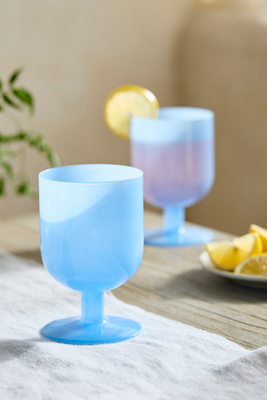 Terrain Milky Footed Glasses, Set Of 2