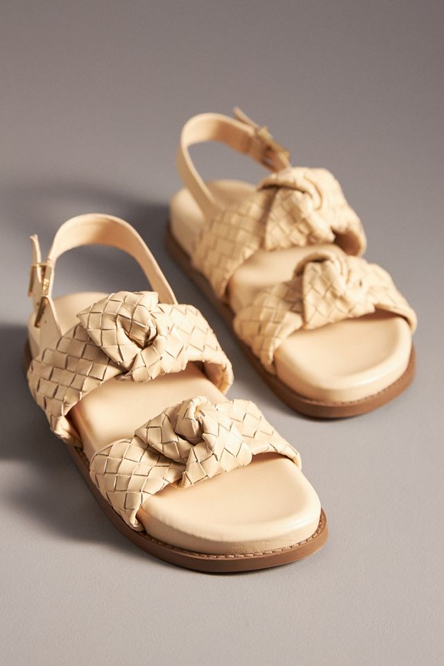 Schutz Kareen Knot Woven Sandals #1