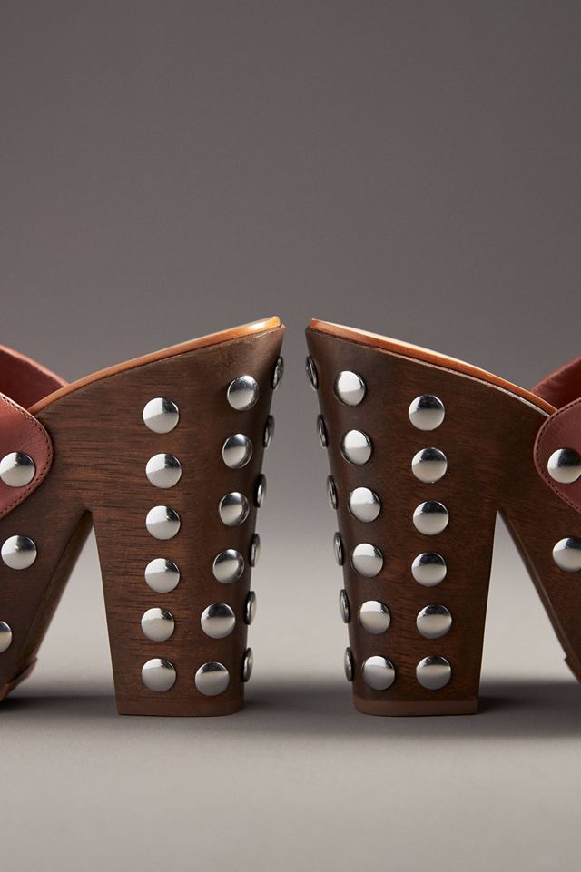 Schutz Raviena Studded Platform Mules #2