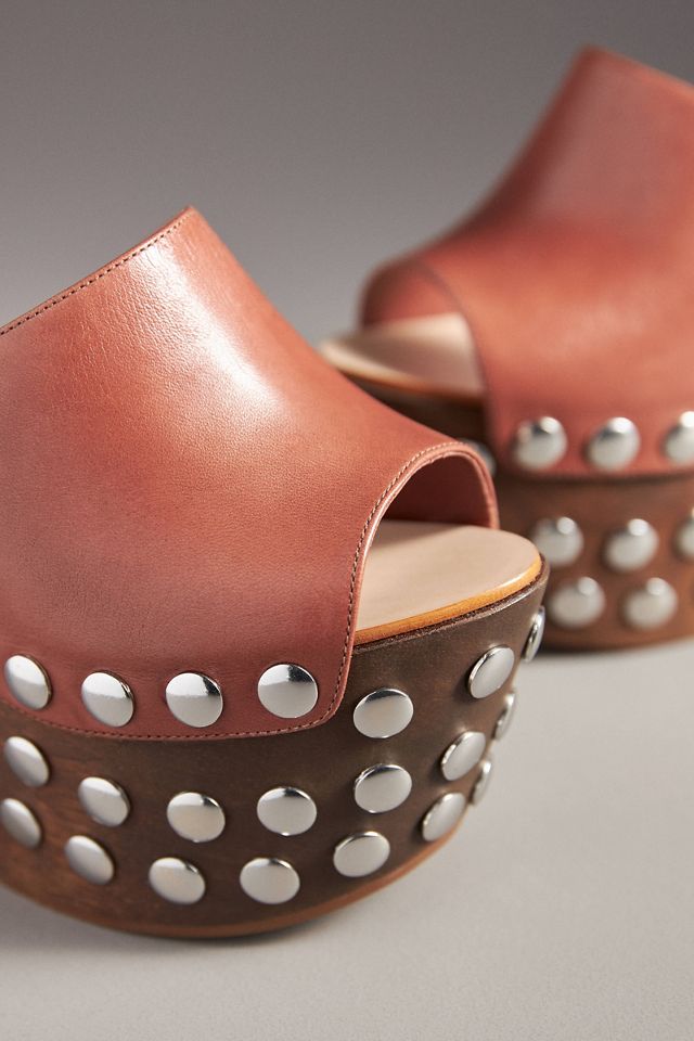 Schutz Raviena Studded Platform Mules #3