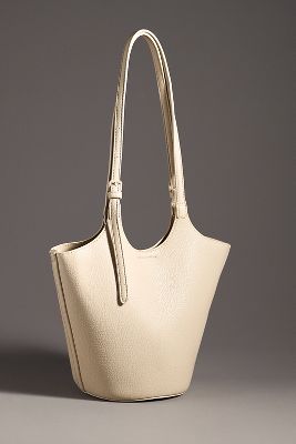 Shop Antik Kraft Mini Trapeze Shoulder Bag In White