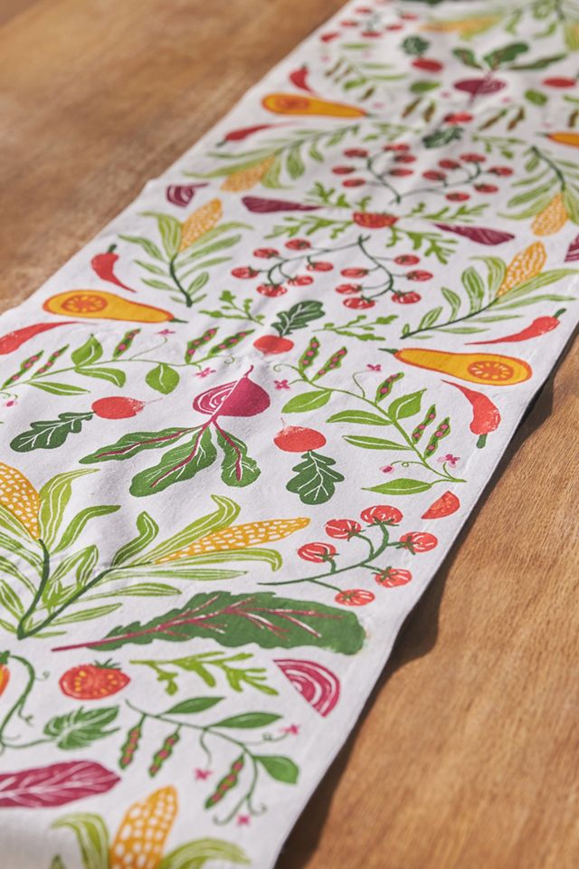 Folkloric Veggies Table Runner #1