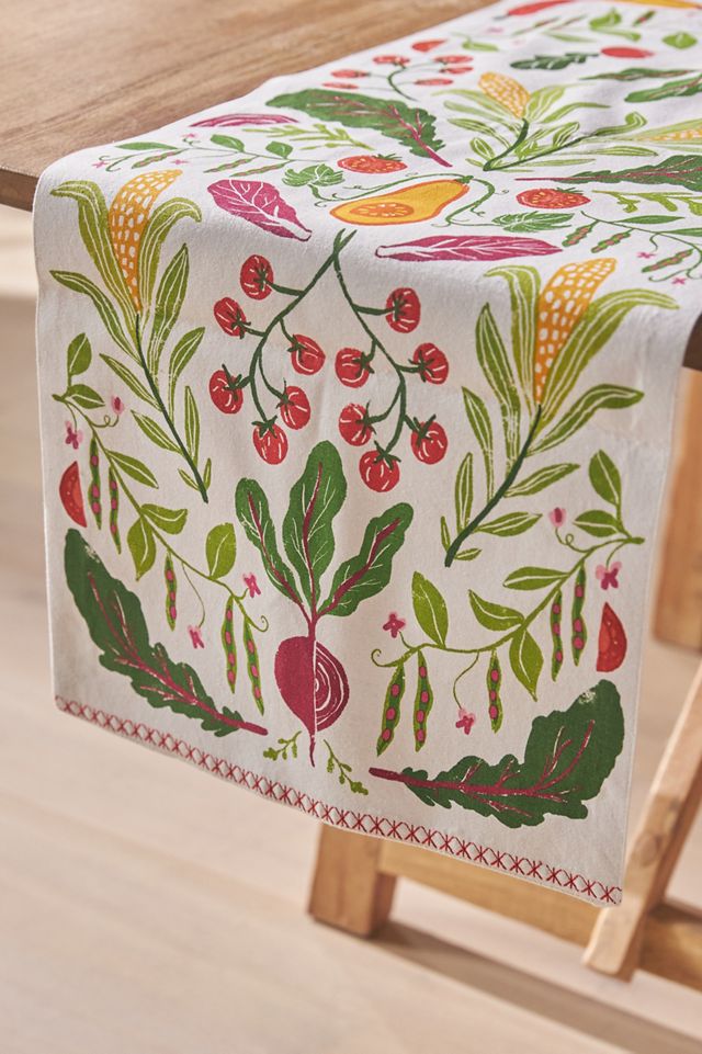 Folkloric Veggies Table Runner #2