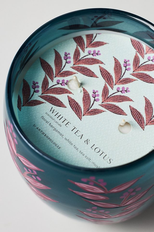 Medina Fresh White Tea & Lotus Glass Candle #2