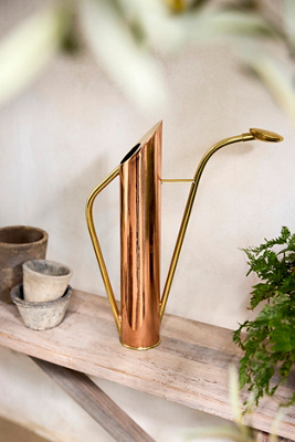 Terrain Cylinder Spout Copper + Brass Watering Can