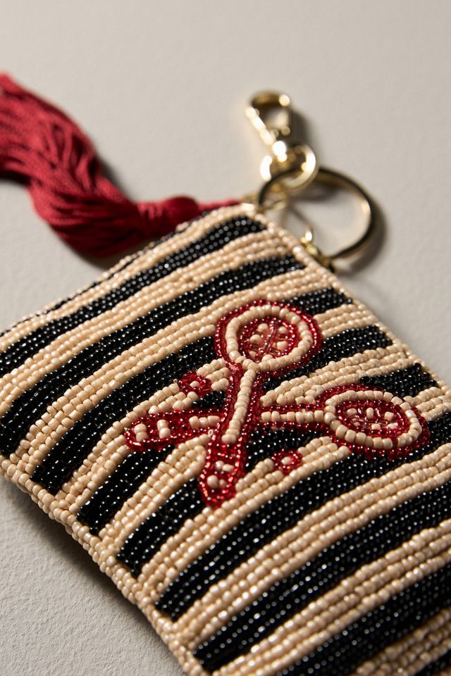 Beaded Coin Purse: Rackets Edition | Anthropologie