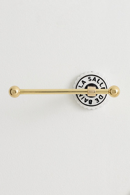 Anthropologie Claudette Toilet Paper Holder In Gold