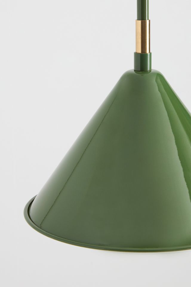 Greenwich Enameled Metal Semi-Flush Pendant