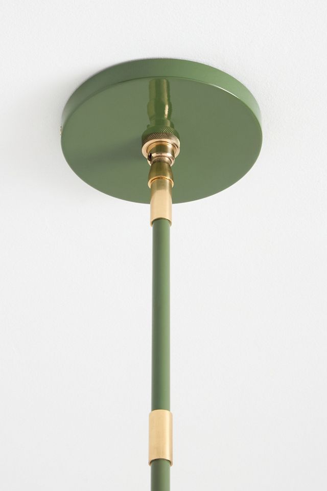 Greenwich Enameled Metal Chandelier #4