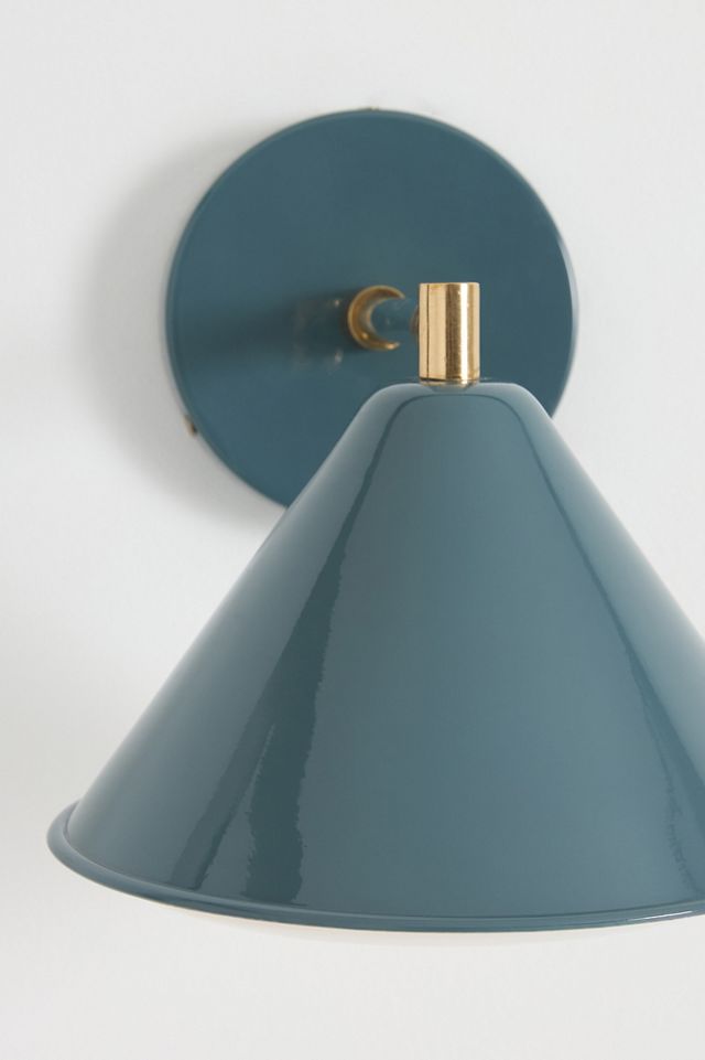 Greenwich Enameled Metal Sconce Wall Light #3