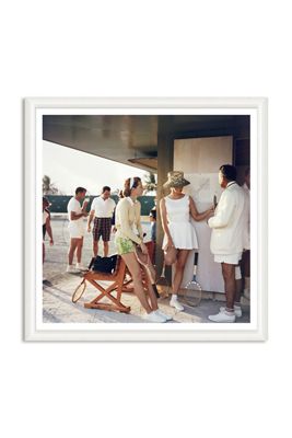 Tennis in the Bahamas, 1957 Wall Art by Slim Aarons