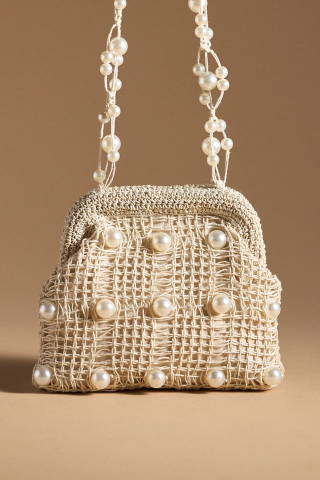 Netted Pearl Crossbody Bag #2