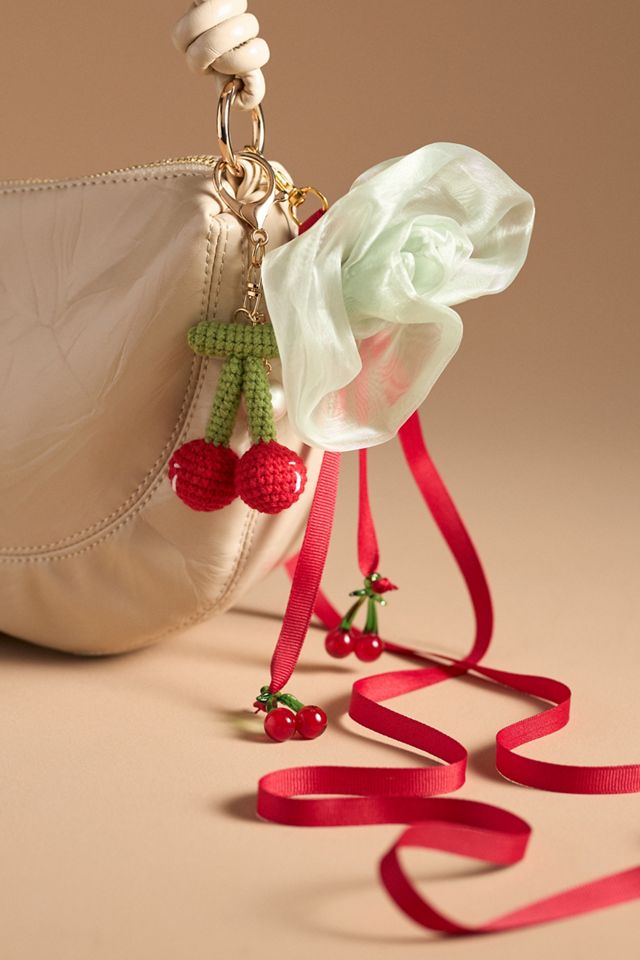 Room Shop Organza Rose Bag Charm #2