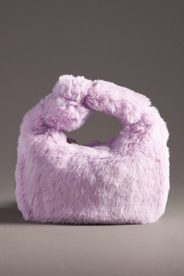 The Brigitte Satchel by Melie Bianco: Mini Faux-Fur Edition #1
