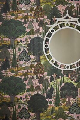 Mindthegap Jardin Sauvage Dog Landscape Wallpaper