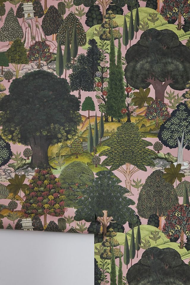 MINDTHEGAP Jardin Sauvage Dog Landscape Wallpaper #1