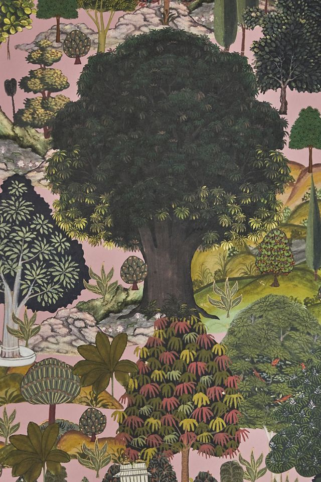 MINDTHEGAP Jardin Sauvage Dog Landscape Wallpaper #2