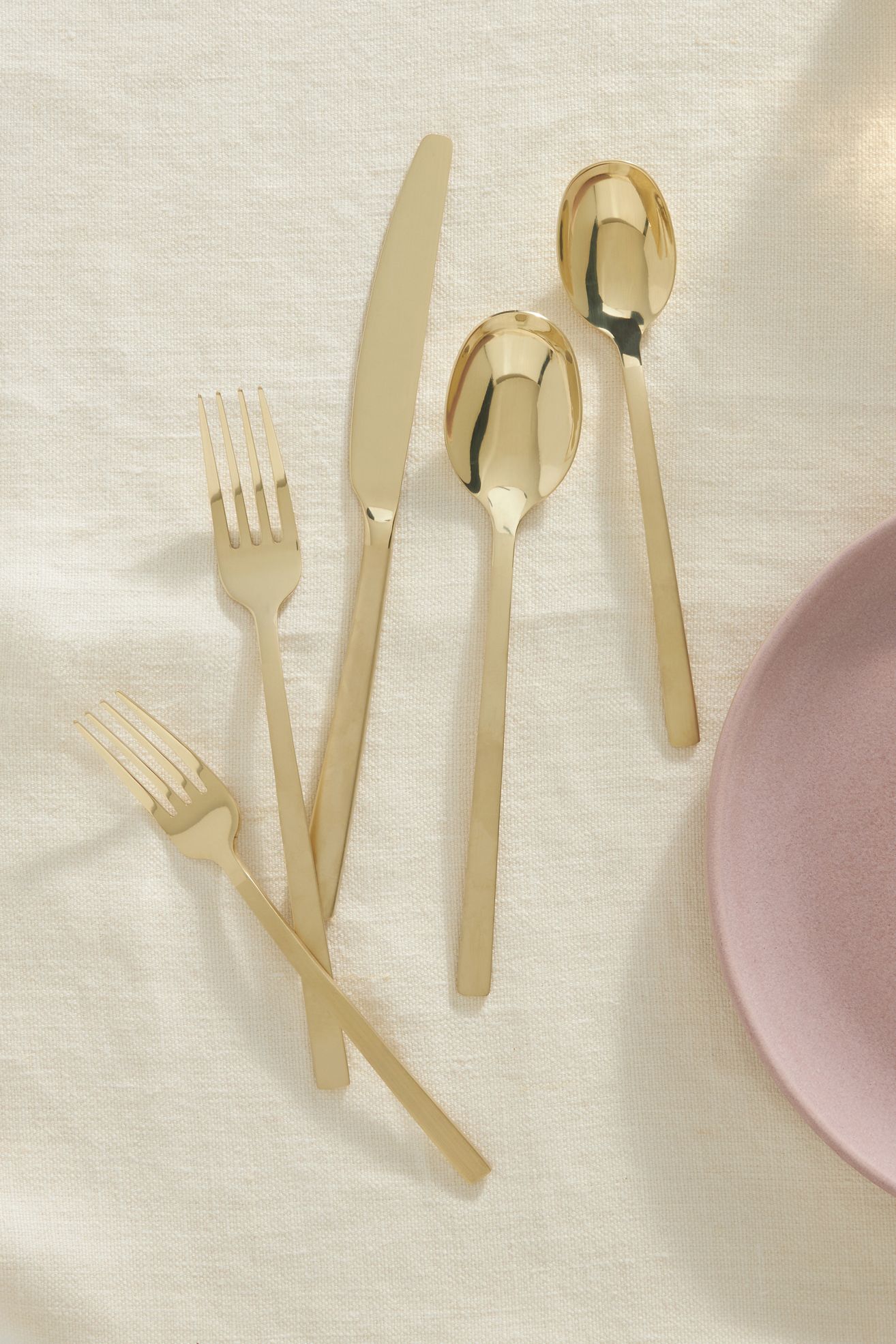 Beacon 20-Piece Flatware - Gold, One Size
