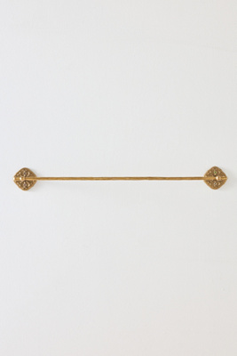 Anthropologie Stella Towel Bar In Brown