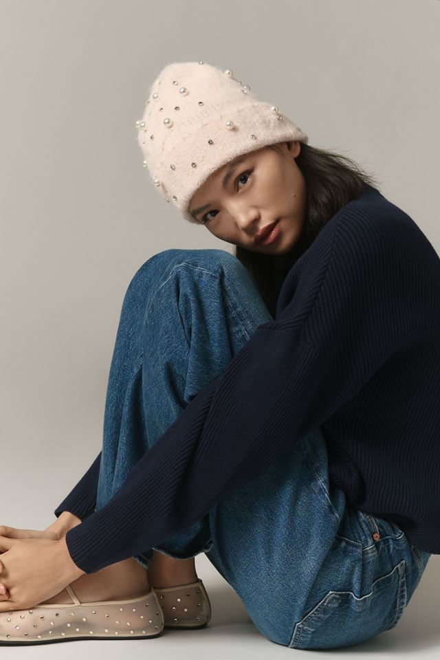 Bonnet Brossé Maeve Orné de Perles #1
