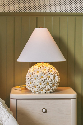 Anthropologie Aster Daisy Table Lamp