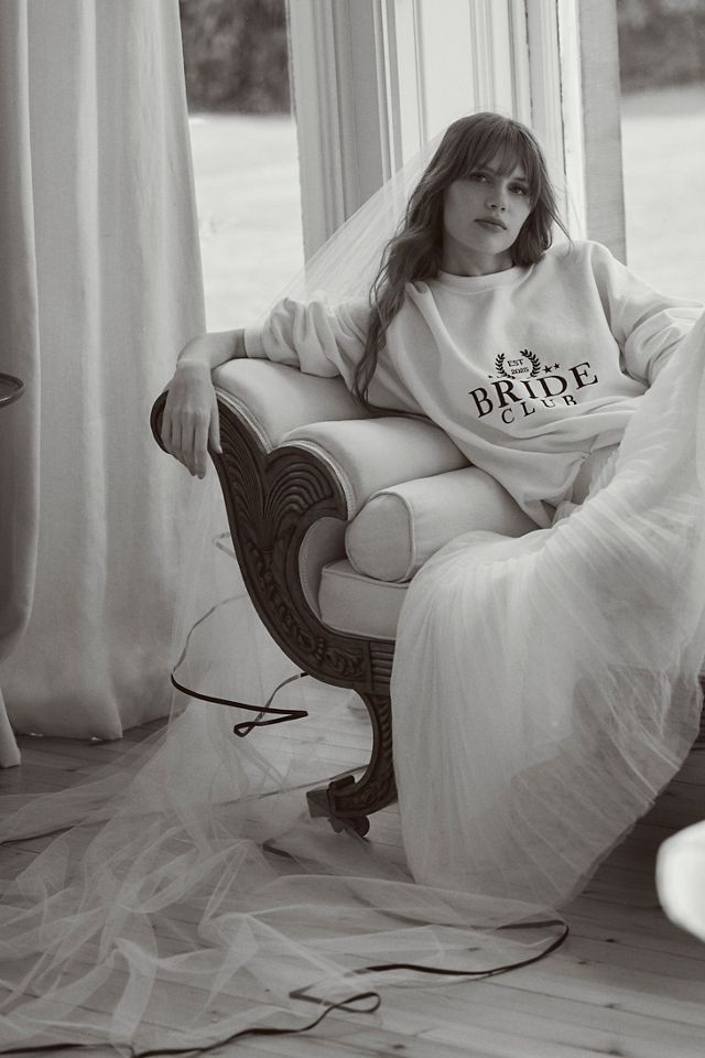 BHLDN Black Ribbon Trim Cathedral Veil #3