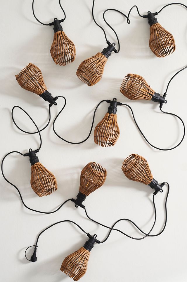 Basket Shade String Lights #2