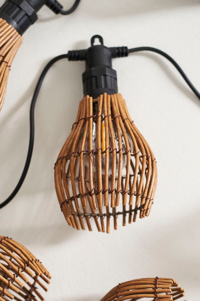 Basket Shade String Lights #1