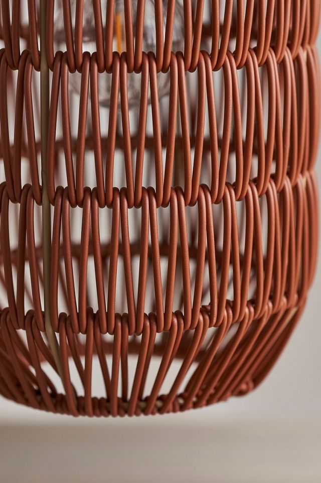 Woven Solar Hanging Lantern #1