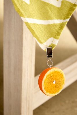 Orange Tablecloth Weights, Set of 4