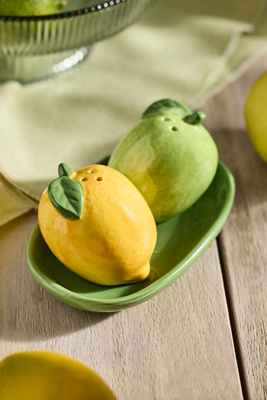 Lemon-Lime Salt + Pepper Shakers