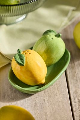Lemon-Lime Salt + Pepper Shakers