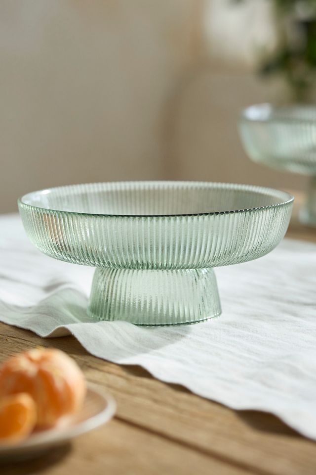 Glass Pedestal Serving Bowl #4