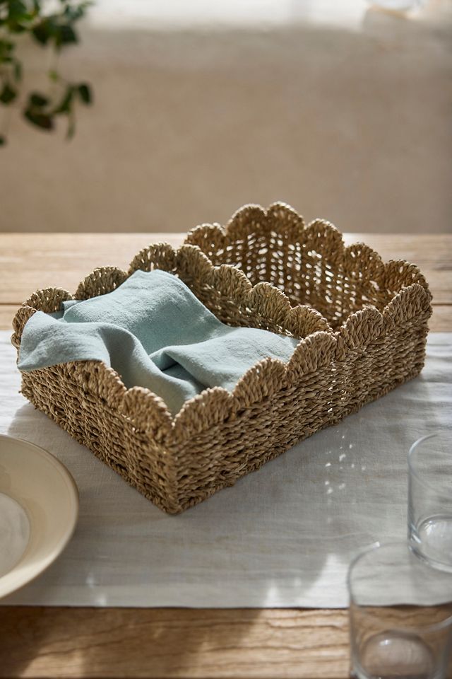 Seagrass Kitchen Storage Baskets, Set of 3 #1