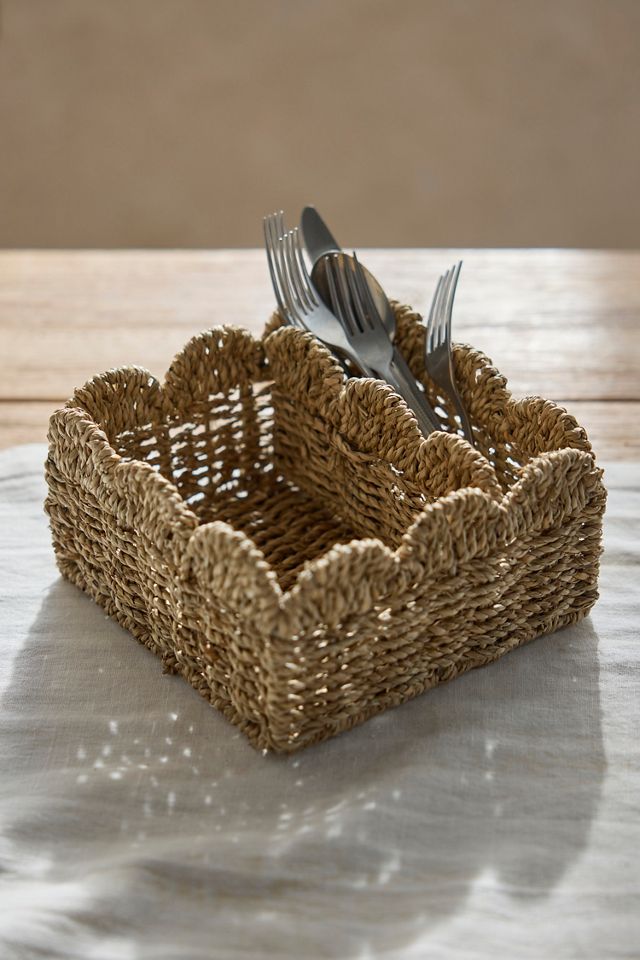 Seagrass Kitchen Storage Baskets, Set of 3 #2