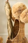 Poodle Dog Woven Wicker Basket