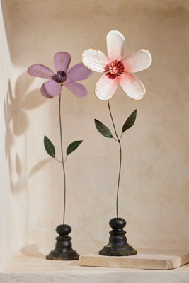 Terrain Flower Iron Stake + Stand, Tall