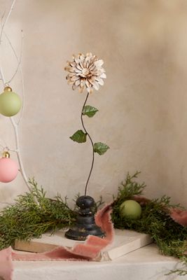 Flower Iron Stake + Stand, Low