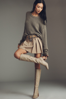 Silent D Cobo Tall Boots In Neutral