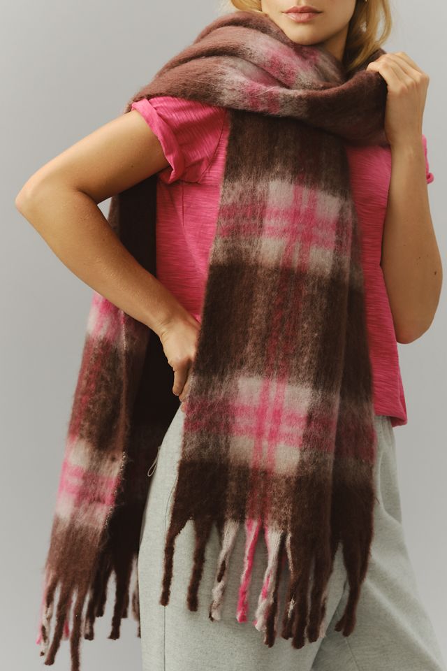 By Anthropologie Brushed Woven Scarf: Plaid Edition #1