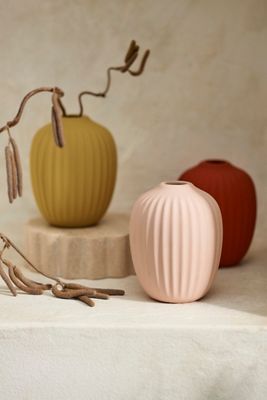 Matte Ceramic Bud Vase, Tall