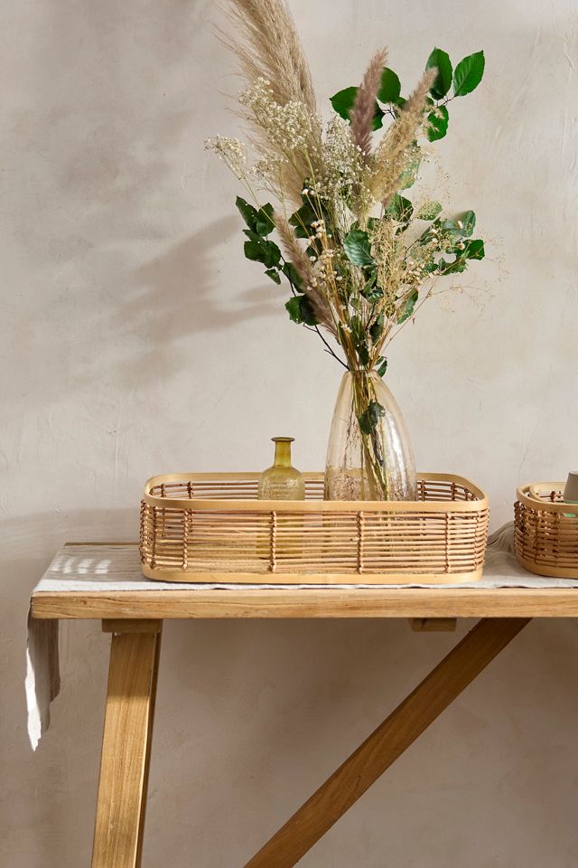 Woven Bamboo Trays, Set of 3 #1